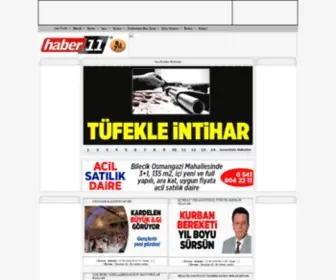 Haber11.net(BİLECİK) Screenshot