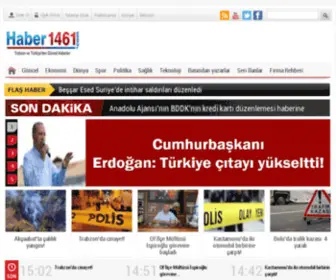 Haber1461.com(HABERİ) Screenshot