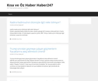 Haber247.com(Kısa) Screenshot