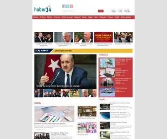 Haber34.com(Siyaset, Spor, Magazin ve en güncel haberler burada) Screenshot