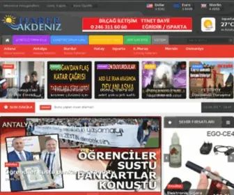 Haberakdeniz.com(Haber-Akdeniz-Antalya-Adana-Burdur-Isparta-Mersin-Hatay-K.Maraş) Screenshot