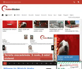 Haberbizden.net(Türkiye'nin Güncel İnternet Gazetesi) Screenshot