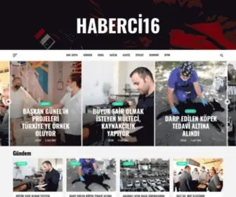 Haberci16.com(Haberci 16) Screenshot