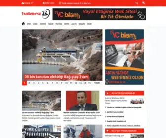 Haberci24.com(Erzincan Haberci24) Screenshot