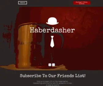 Haberdashersj.com(Haberdasher SJ) Screenshot