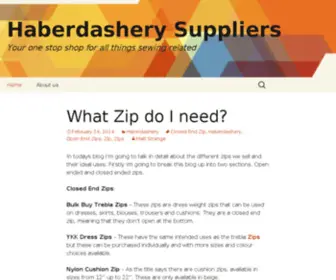 Haberdasherysuppliers.co.uk(Haberdasherysuppliers) Screenshot