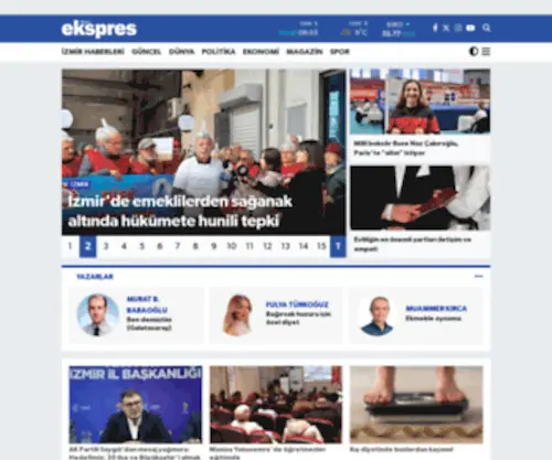 Haberekspres.com.tr(İzmir Haberleri) Screenshot