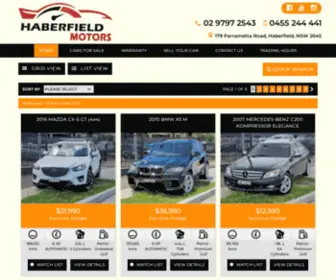 Haberfieldmotors.com.au(Haberfield Motors) Screenshot