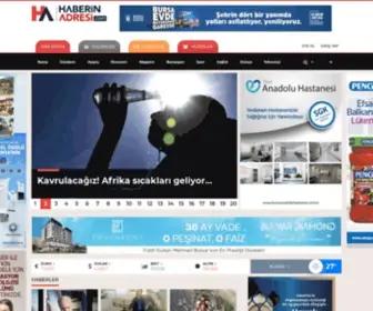 Haberinadresi.com(Bursa Haberleri) Screenshot