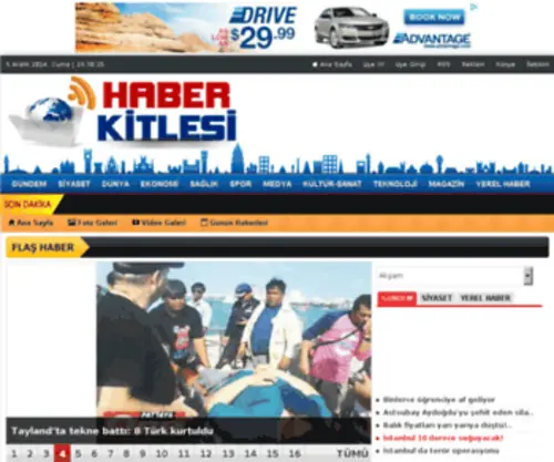 Haberkitlesi.com(Haber Sitesi) Screenshot
