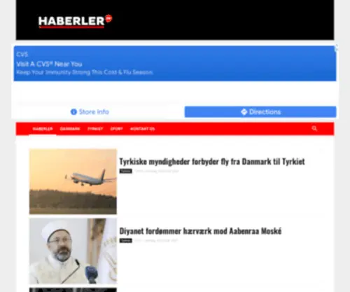 Haberler.dk(Tyrkiet nyheder) Screenshot
