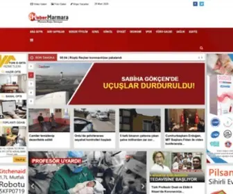 Habermarmara.com.tr(Haber Marmara) Screenshot