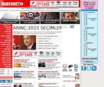 Habernet.net(Türkiye'nin Haber sitesi) Screenshot