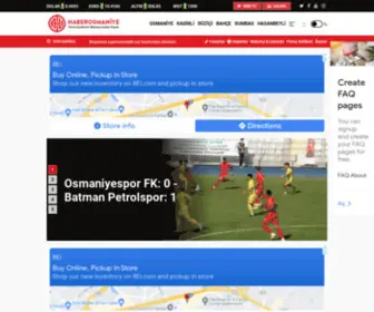 Haberosmaniye.com(Haber Osmaniye) Screenshot