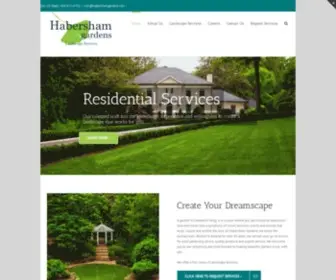 HabershamGardens.com(Atlanta Landscaping) Screenshot