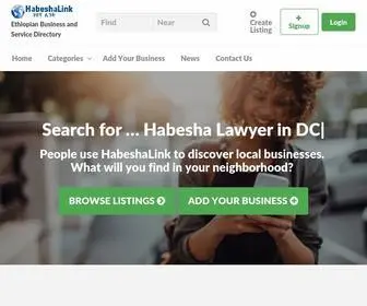 Habeshalink.com(Ethiopian Business Directory & Reviews) Screenshot