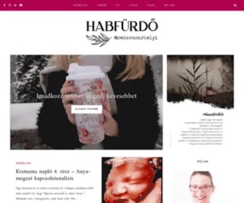 Habfurdo.com(Habfürdő) Screenshot