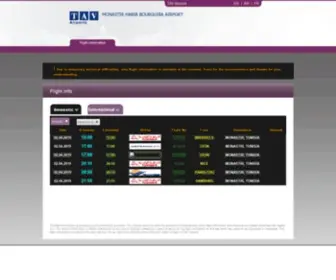 Habibbourguibaairport.com(Monastir Airport) Screenshot