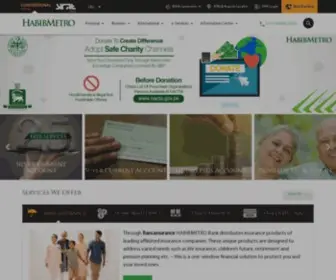 Habibmetro.com(HABIBMETRO Bank) Screenshot