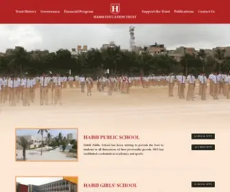 Habibschools.edu.pk(Habib Education Trust) Screenshot