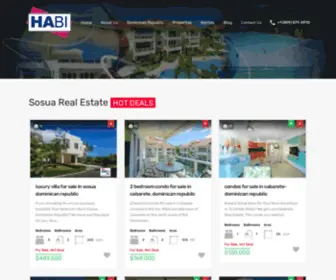 Habidominicana.com(Dominican Republic Real Estate Sosua) Screenshot