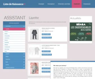 Habillement.com(Articles de layette pour bebe) Screenshot