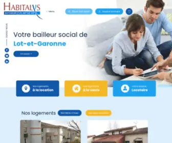 Habitalys.com(Acteur majeur de l'habitat) Screenshot