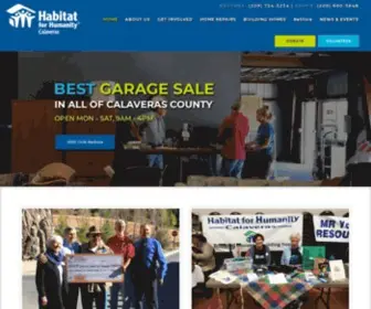 Habitatcalaveras.org(Nonprofit Housing Organization) Screenshot