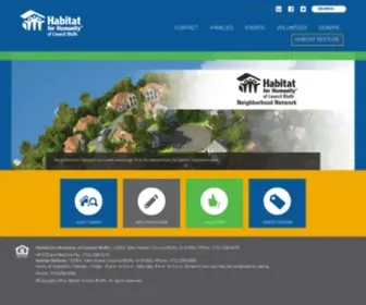 Habitatcb.org(Habitat for Humanity of Council Bluffs) Screenshot