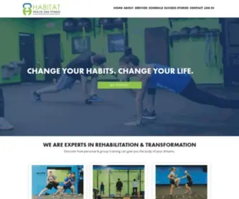 Habitatfit.com(Habitat Health and Fitness) Screenshot