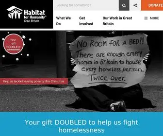 Habitatforhumanity.org.uk(Help End Extreme Housing Poverty) Screenshot
