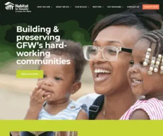 Habitatgfw.com(Fort Wayne Habitat) Screenshot