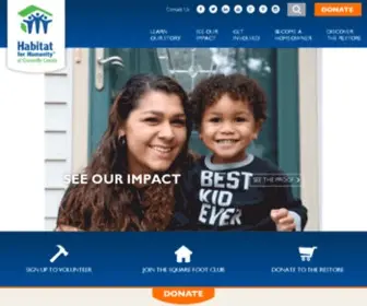 Habitatgreenville.org(Habitat for Humanity) Screenshot