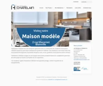 Habitationschatelain.com(Les Habitations Châtelain) Screenshot