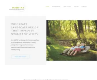 Habitatlandarch.com(Habitat Landscape Architecture) Screenshot