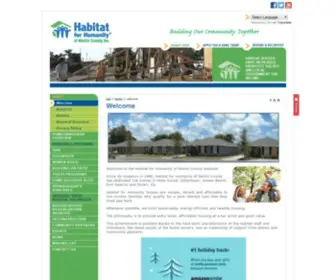 Habitatmartin.org(Habitat for Humanity of Martin County) Screenshot