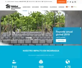 Habitatnicaragua.org(Hábitat) Screenshot