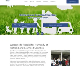 Habitatofrcc.org(Richland Habitat) Screenshot