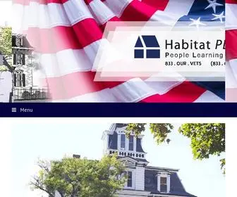 Habitatplus.org(Providing support and care for our Veterans) Screenshot