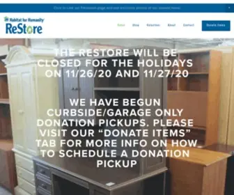 HabitatreStorewayne.org(Habitat for Humanity Restore) Screenshot