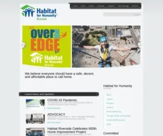 Habitatriverside.org(Habitat for Humanity Riverside) Screenshot