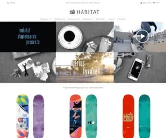 Habitatskateboards.com(Habitat Skateboards) Screenshot