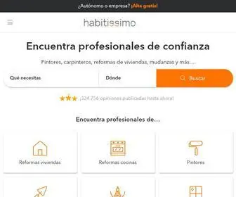 Habitissimo.es(Reformas y Servicios para el Hogar) Screenshot