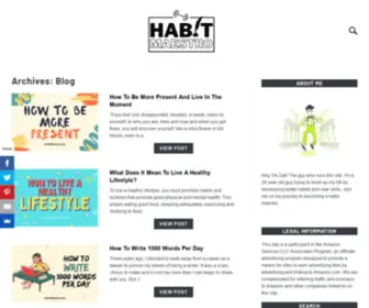 Habitmaestro.com(Habit Maestro) Screenshot