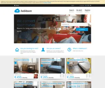 Habitoom.com(Rooms for living and sharing all around the world) Screenshot