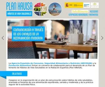 Habitosdevidasaludables.com(La fundación alimentum y la agencia española de seguridad alimentaria y nutrición (aesan)) Screenshot