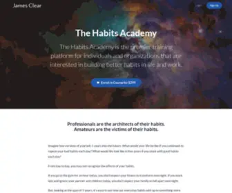 Habitsacademy.com(The Habits Academy) Screenshot