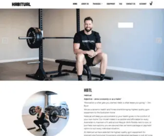 Habitualequipment.com.au(Buy Home Gym Equipment in Australia) Screenshot