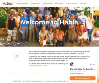 Habla.org(Spanish Language School and Education Center) Screenshot