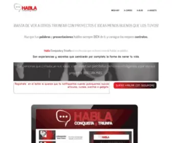 Hablaconquistaytriunfa.com(Habla Conquista y Triunfa) Screenshot